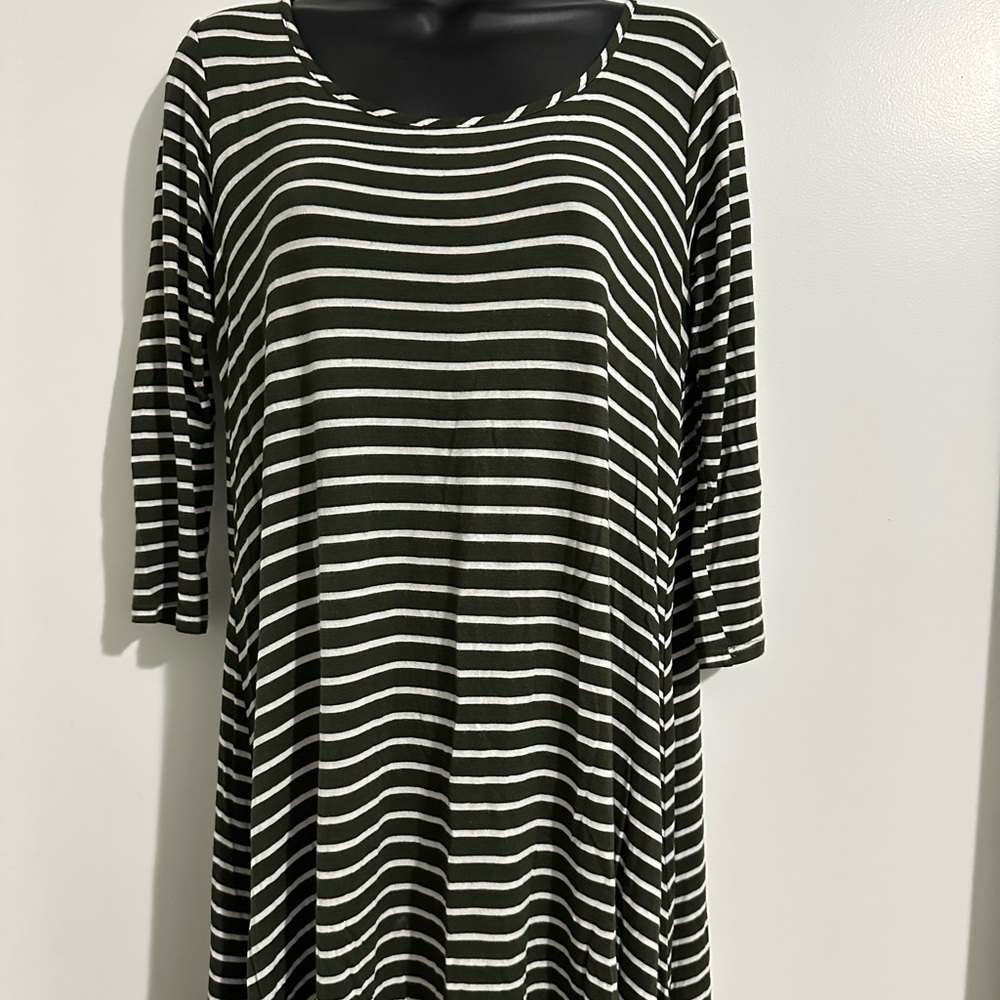 Striped T-Shirt Dress